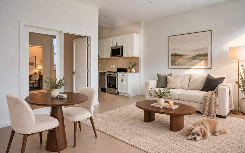 spacious living areas