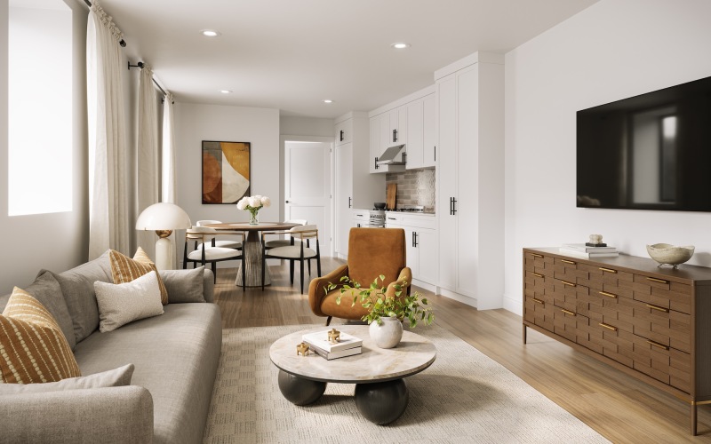 spacious living areas